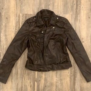 Faux Leather Jacket